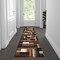 Flash Furniture Chocolate 2' x 7' Modern Color Blocked Area Rug ACD-RGTRZ861-27-CO-GG - alternate 1